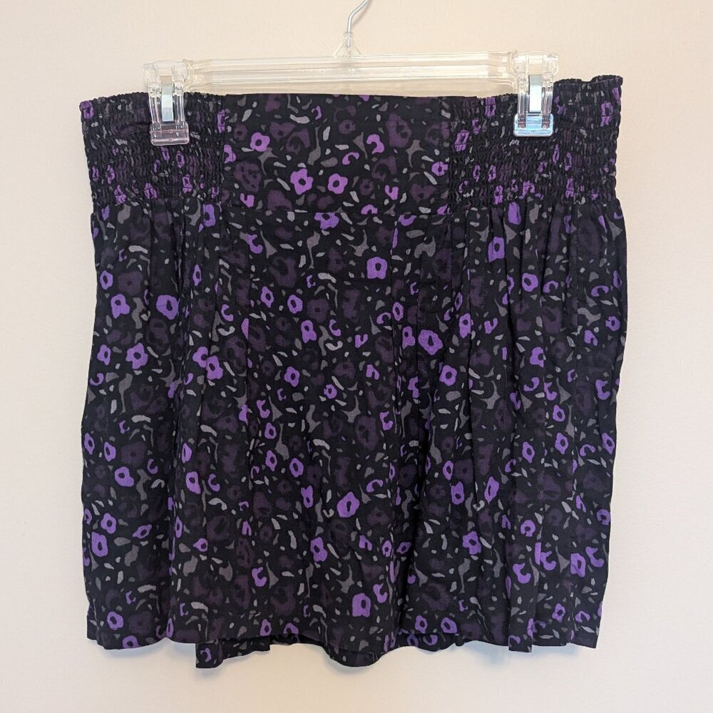 Gap micro mini floral rayon skirt EUC Medium cottagecore y2k